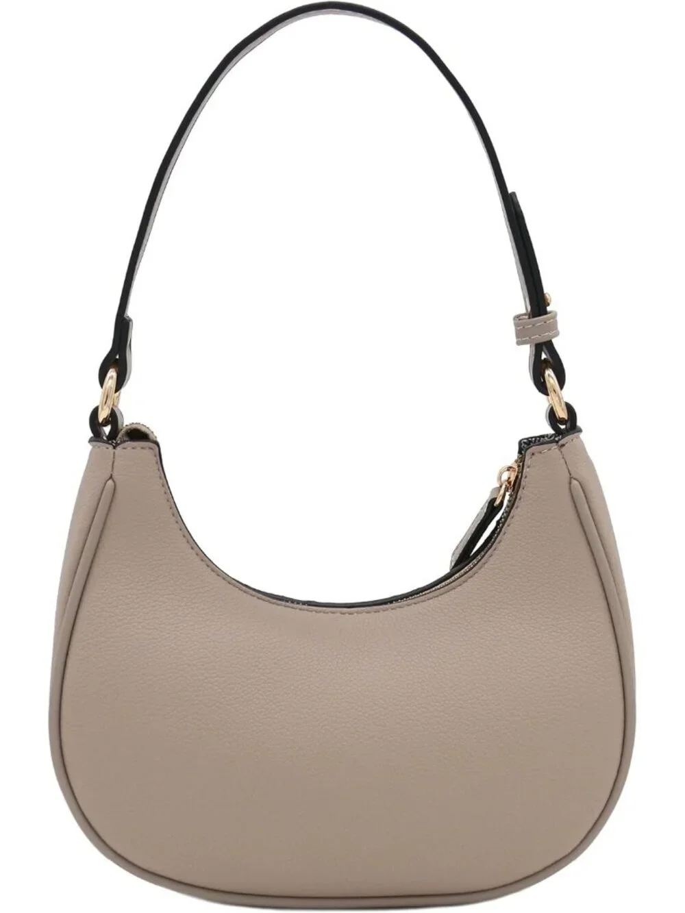 Women Travertine Small Crescent For Trendy Underarm Purse Zipper Shoulder Bag